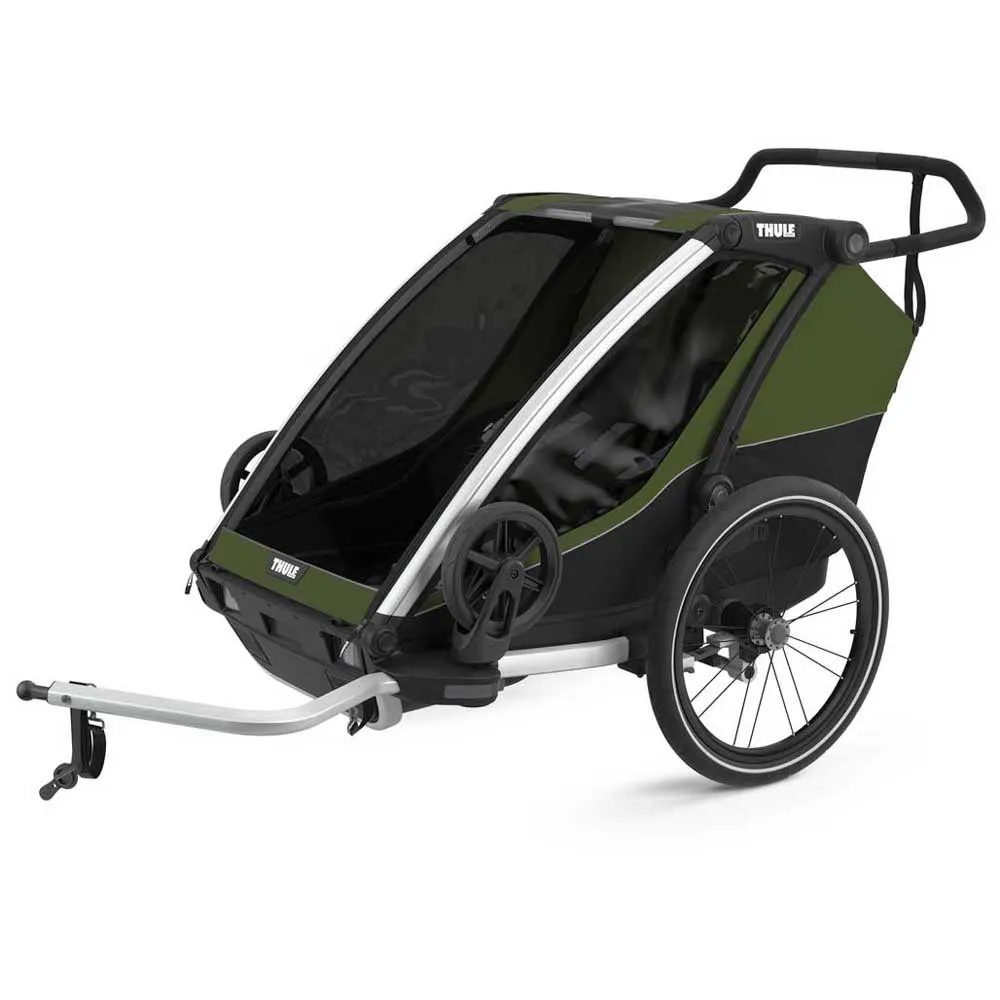 Thule Chariot Cab 2 Fahrradanhänger, Grün, one_size