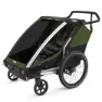 Thule Chariot Cab 2 Fahrradanhänger, Grün, one_size