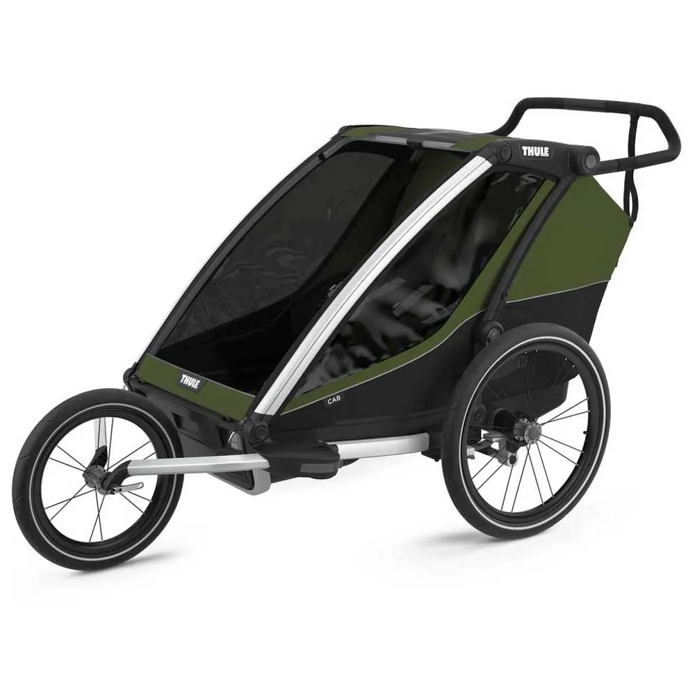 Thule Chariot Cab 2 Fahrradanhänger, Grün, one_size