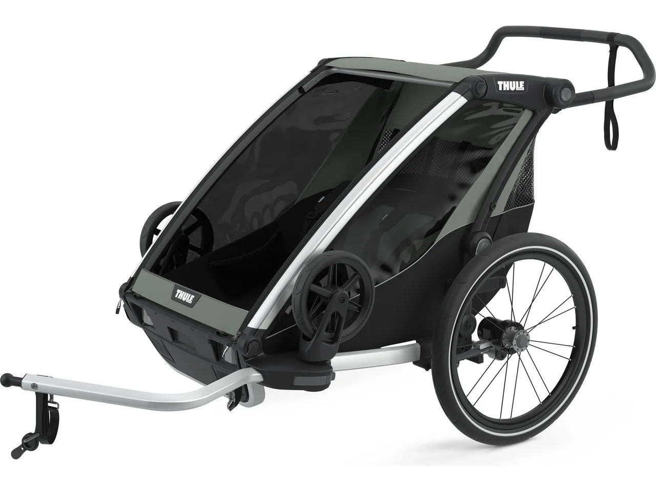 Thule Chariot Lite 2 Kinderanhänger, Grün, one_size Thule Chariot Lite 2 Kinderanhänger, Grün, one_size