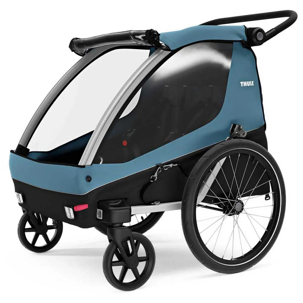 Thule Courier Xt Fahrradanhänger Refurbished, Green, Max 44kg