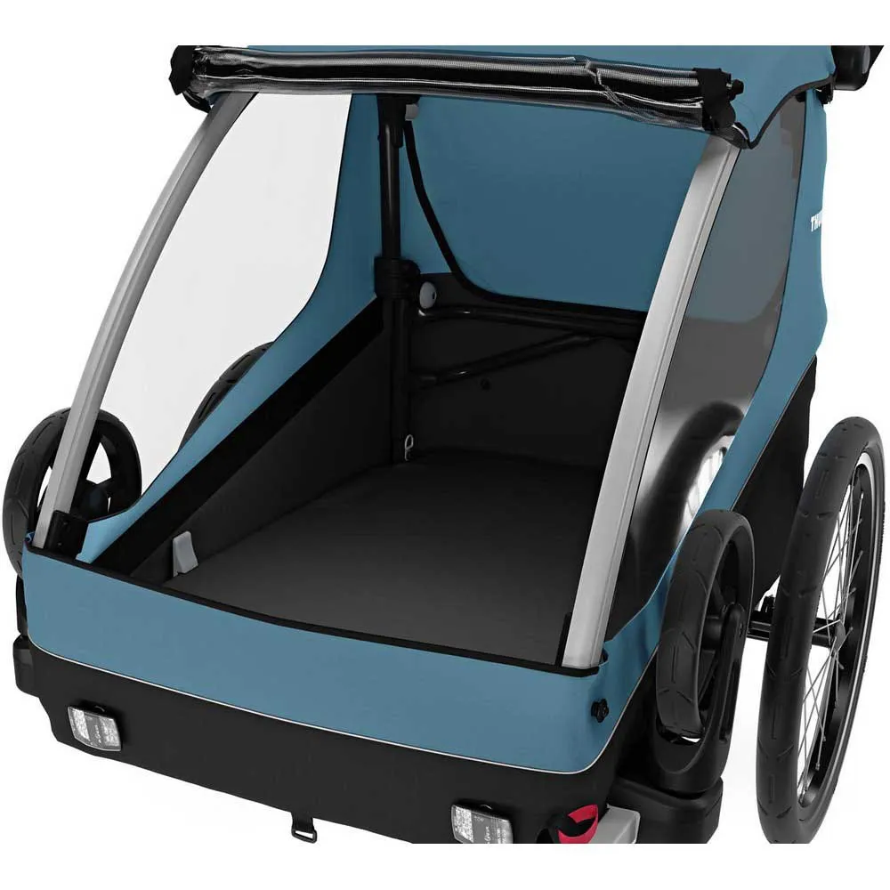 Thule Courier Xt Fahrradanhänger Refurbished, Green, Max 44kg