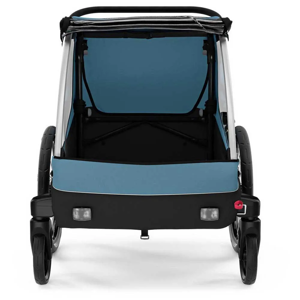 Thule Courier Xt Fahrradanhänger Refurbished, Green, Max 44kg