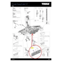 Thule Easyfold Xt Plate Holder Ersatzteil Thule Easyfold Xt Plate Holder Ersatzteil