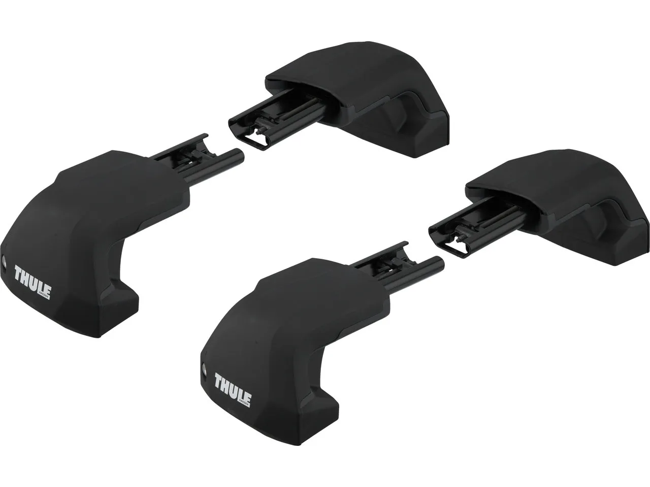 Thule Fixpoint Edge Dachträgerfüße 4er Set, Schwarz, one_size