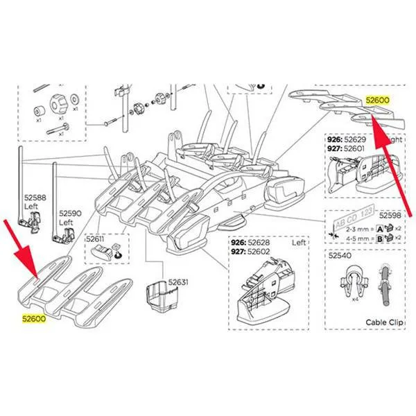 Thule Radhalterung 3 Fahrräder Th924/26, Black, One Size Thule Radhalterung 3 Fahrräder Th924/26, Black, One Size
