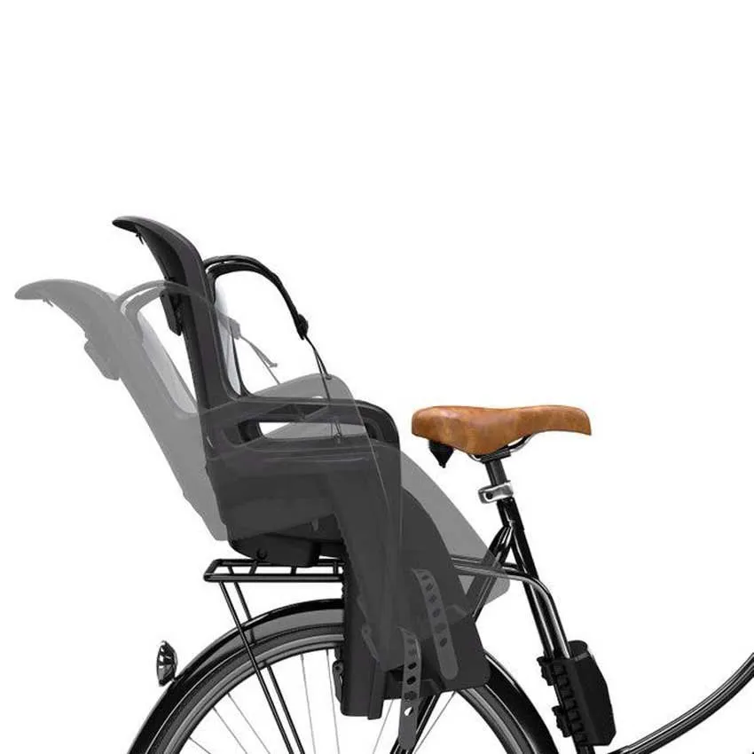 Thule Ride Along 2 Kindersitz Für Fahrrad Hinten Refurbished, Dark grey, Max 22kg