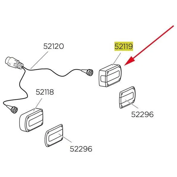 Thule Right Lamp Minipoint 7 Pin 52119 Euroride/europower/euroway G2 Ersatzteil, Black, One Size Thule Right Lamp Minipoint 7 Pin 52119 Euroride/europower/euroway G2 Ersatzteil, Black, One Size
