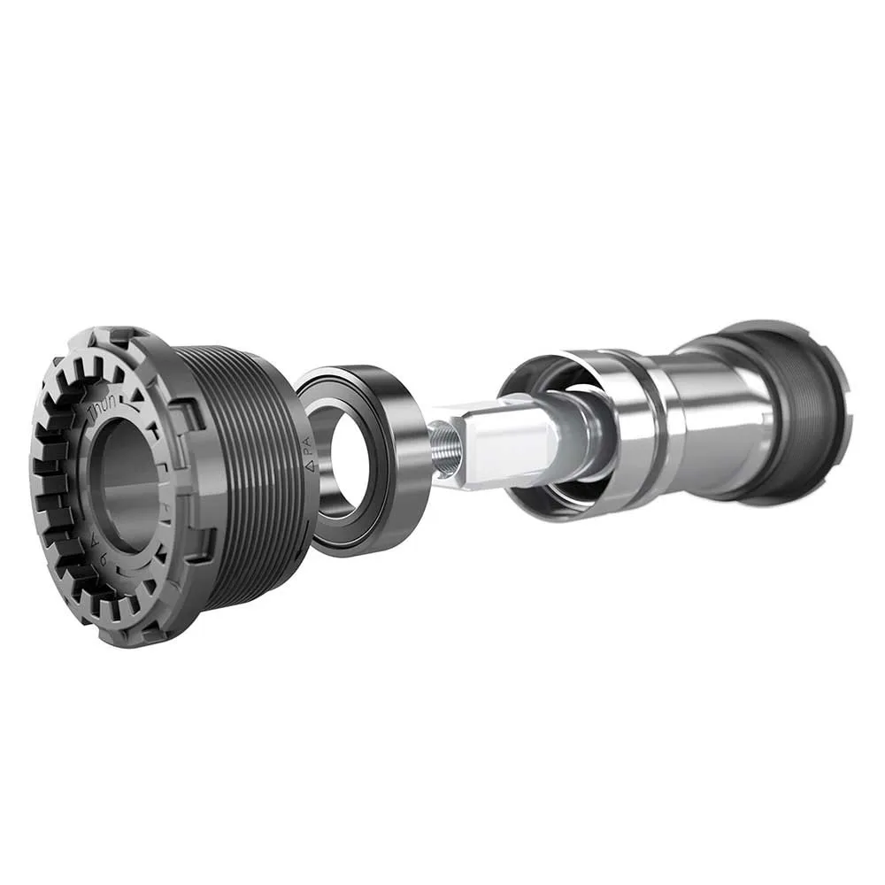 Thun Efficient Zumba Bsa Gbl Tretlager, Black / silver, 68mm, 118mm Thun Efficient Zumba Bsa Gbl Tretlager, Black / silver, 68mm, 118mm