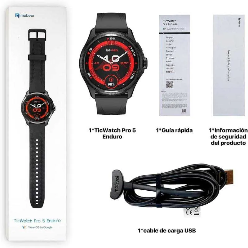 Ticwatch Pro 5 Enduro Smartwatch