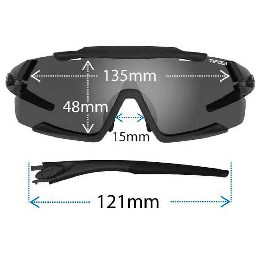 Tifosi Aethon Interchangeable Sonnenbrille, Matte black, Smoke/CAT3 + AC Red/CAT2 + Clear/CAT0 Tifosi Aethon Interchangeable Sonnenbrille, Matte black, Smoke/CAT3 + AC Red/CAT2 + Clear/CAT0
