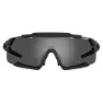 Tifosi Aethon Interchangeable Sonnenbrille, Matte black, Smoke/CAT3 + AC Red/CAT2 + Clear/CAT0
