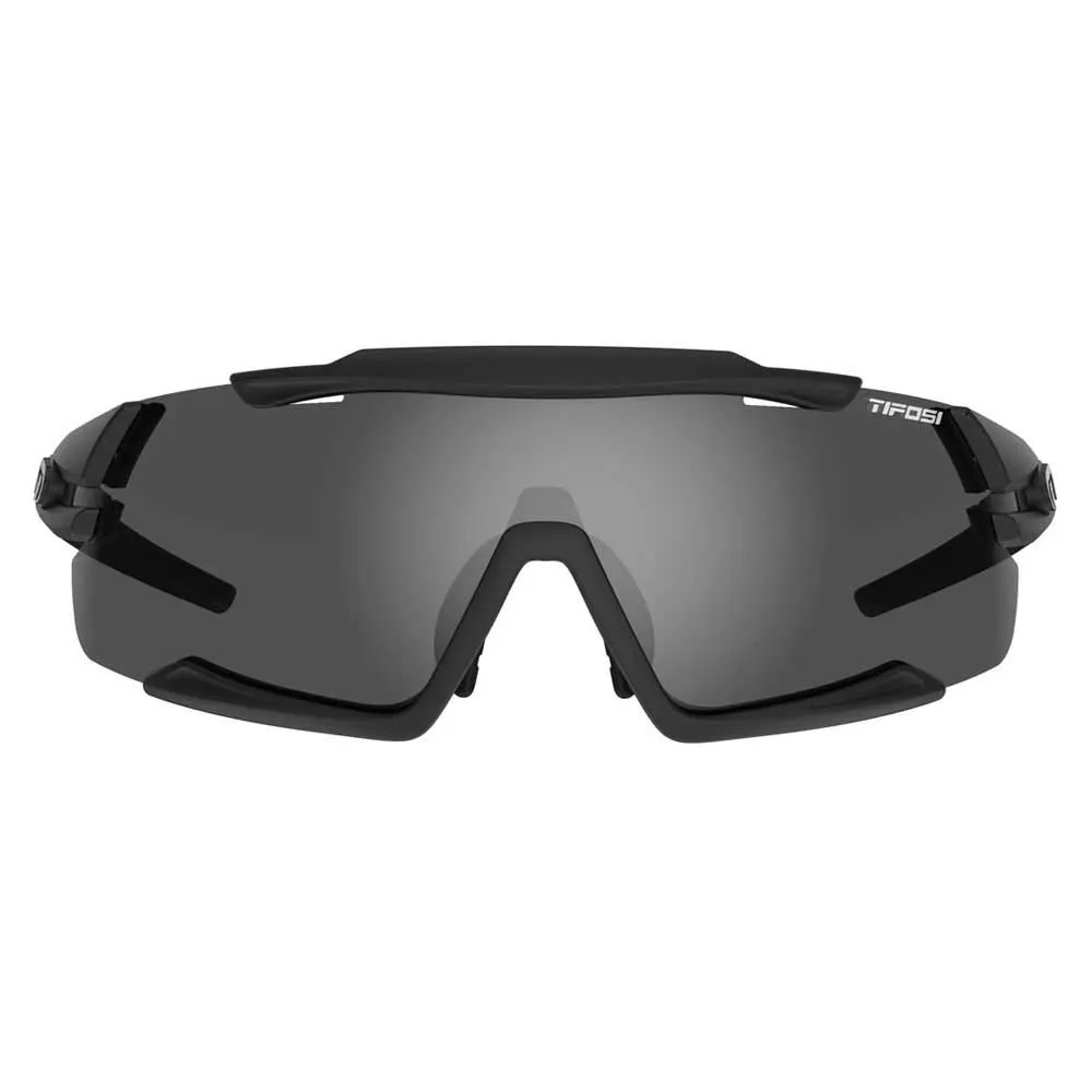 Tifosi Aethon Polarisierte Sonnenbrille, Matte smoke, Clarion Red Fototec/CAT1-3