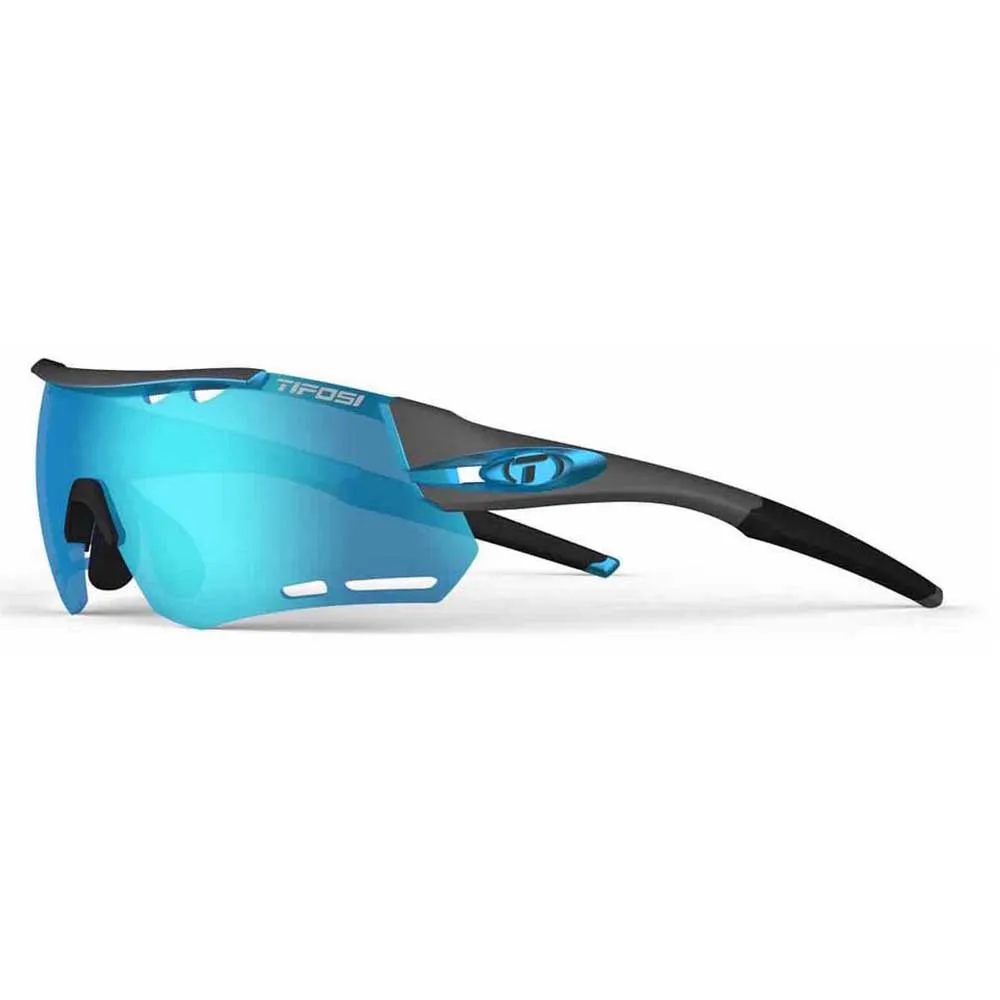 Tifosi Alliant Clarion Interchangeable Sonnenbrille, Gunmetal / blue, Clarion Blue/CAT3 + AC Red/CAT2 + Clear/CAT0 Tifosi Alliant Clarion Interchangeable Sonnenbrille, Gunmetal / blue, Clarion Blue/CAT3 + AC Red/CAT2 + Clear/CAT0
