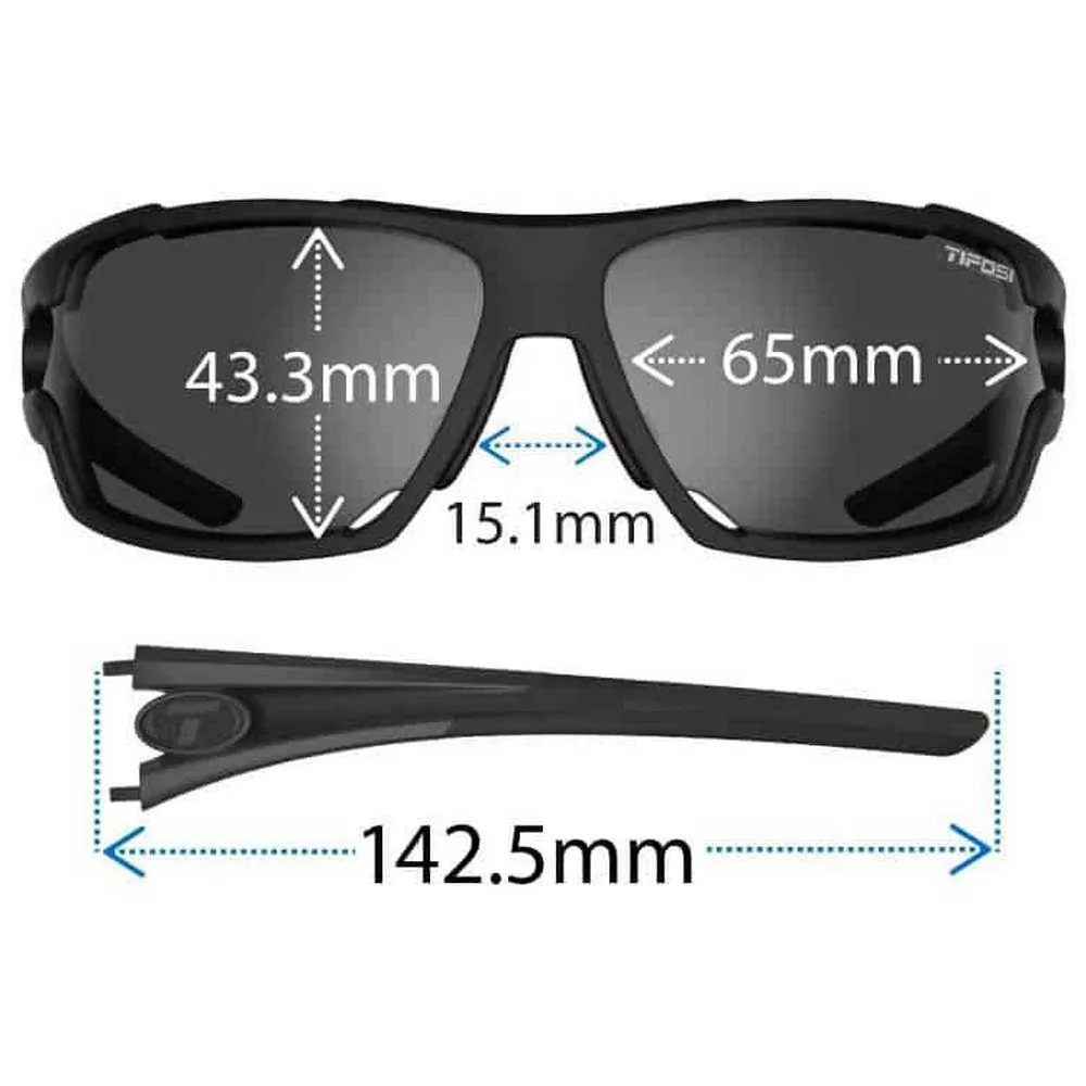 Tifosi Amok Sonnenbrille, Race neon, Smoke Fototec/CAT1-3 Tifosi Amok Sonnenbrille, Race neon, Smoke Fototec/CAT1-3