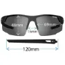 Tifosi Centus Sonnenbrille, Midnight navy, Smoke/CAT3