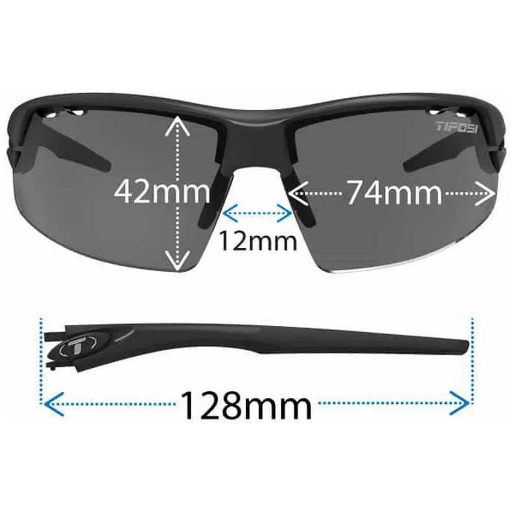 Tifosi Crit Fototec Polarisierte Sonnenbrille, Matte gunmetal, Smoke Polarized Fototec/CAT3 Tifosi Crit Fototec Polarisierte Sonnenbrille, Matte gunmetal, Smoke Polarized Fototec/CAT3