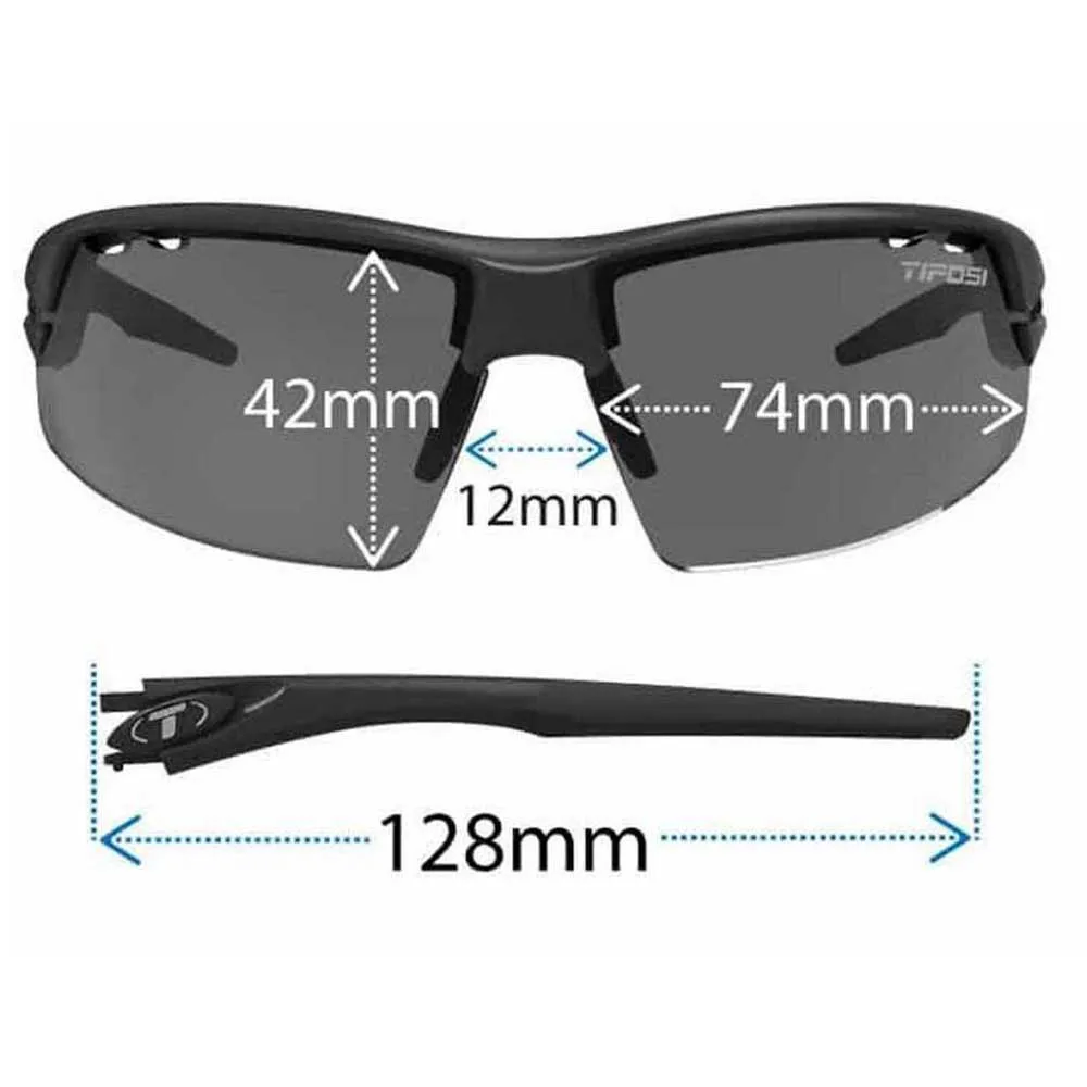 Tifosi Crit Sonnenbrille, Crystal black, Enliven Fahrrad/CAT2 Tifosi Crit Sonnenbrille, Crystal black, Enliven Fahrrad/CAT2
