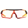 Tifosi Davos Polarisierte Sonnenbrille, Race red, Clarion Red Fototec/CAT1-3