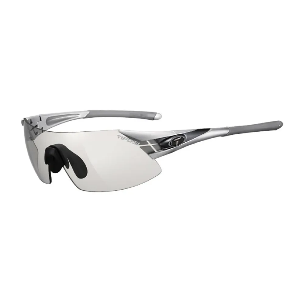 Tifosi Podium Xc Photochrome Sonnenbrille, Silver / gunmetal, Light Night Fototec/CAT0-3