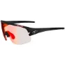 Tifosi Sledge Lite Clarion Fototec Sonnenbrille unisex, Matte black, Clarion Red/CAT3