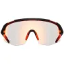 Tifosi Sledge Lite Clarion Fototec Sonnenbrille unisex, Matte black, Clarion Red/CAT3
