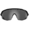 Tifosi Sledge Lite Interchangeable Sonnenbrille, Matte black, Smoke/CAT3 + AC Red/CAT2 + Clear/CAT0