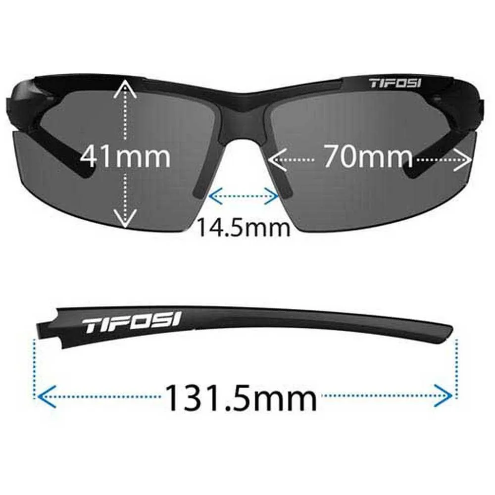 Tifosi Track Sonnenbrille, Gloss black, Smoke/CAT3 Tifosi Track Sonnenbrille, Gloss black, Smoke/CAT3