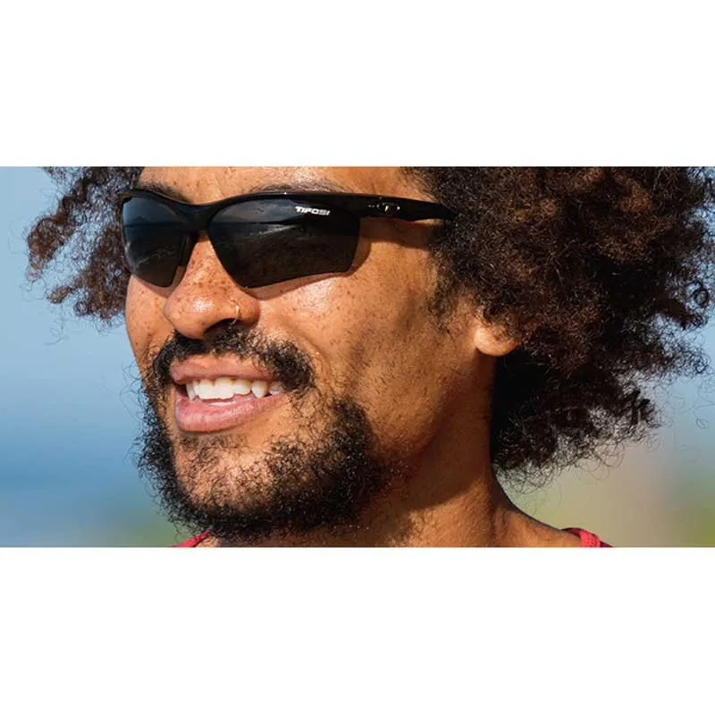Tifosi Vero Polarisierte Sonnenbrille, Gloss black, Smoke Polarized/CAT3