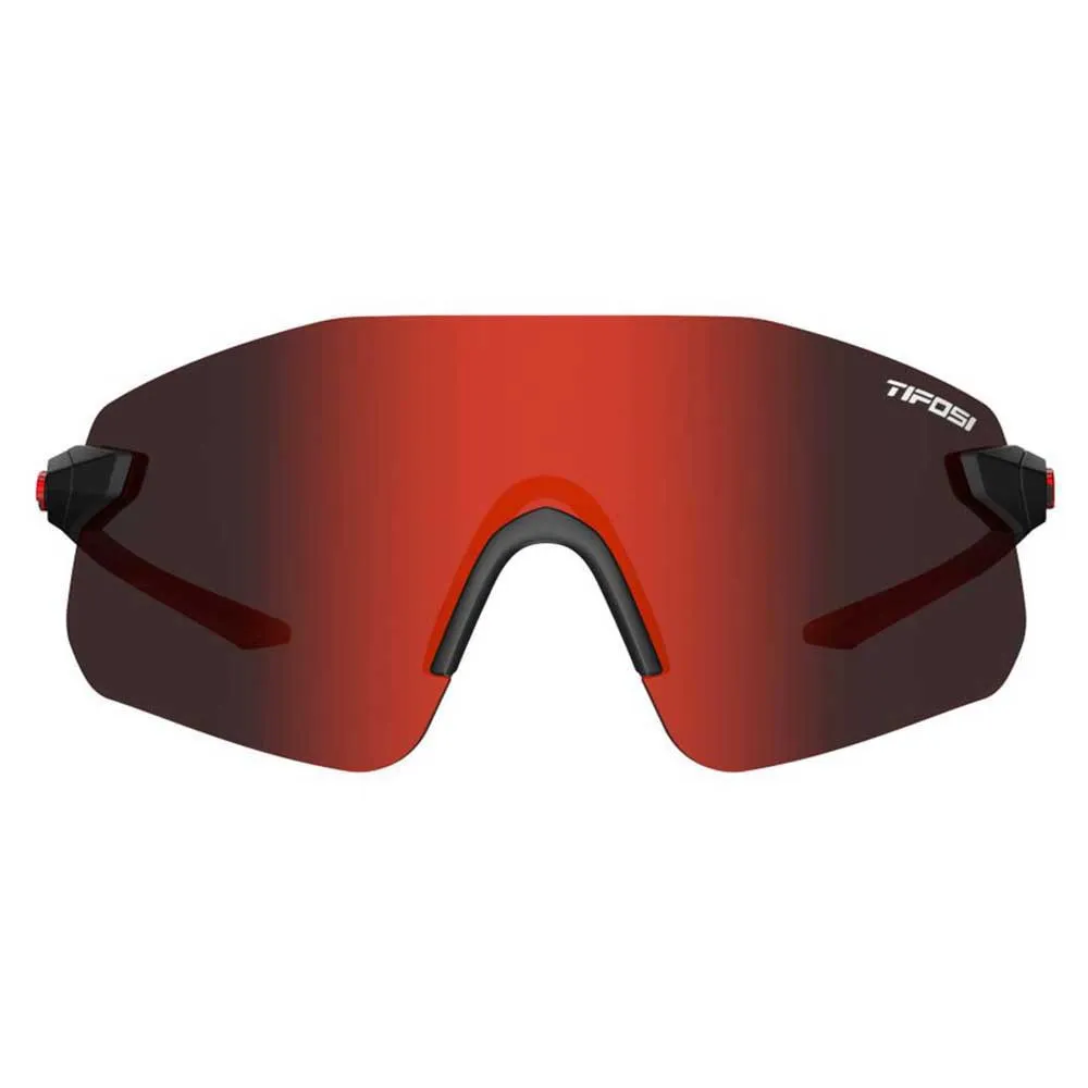 Tifosi Vogel Sl Sonnenbrille, Matte black, Smoke Red/CAT3