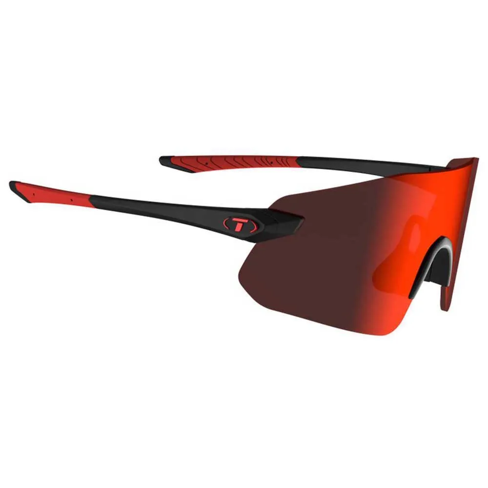 Tifosi Vogel Sl Sonnenbrille, Matte black, Smoke Red/CAT3