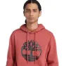 Timberland Core Tree Logo Pull Over Kapuzenpullover, Chili oil