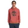 Timberland Core Tree Logo Pull Over Kapuzenpullover, Chili oil