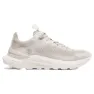 Light taupe knit / white