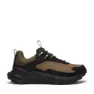 Black nubuck with olive
