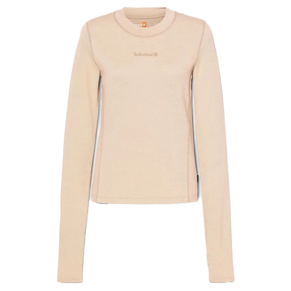 Timberland Polartec Wicking Langarm-t-shirt, Angora / taupe