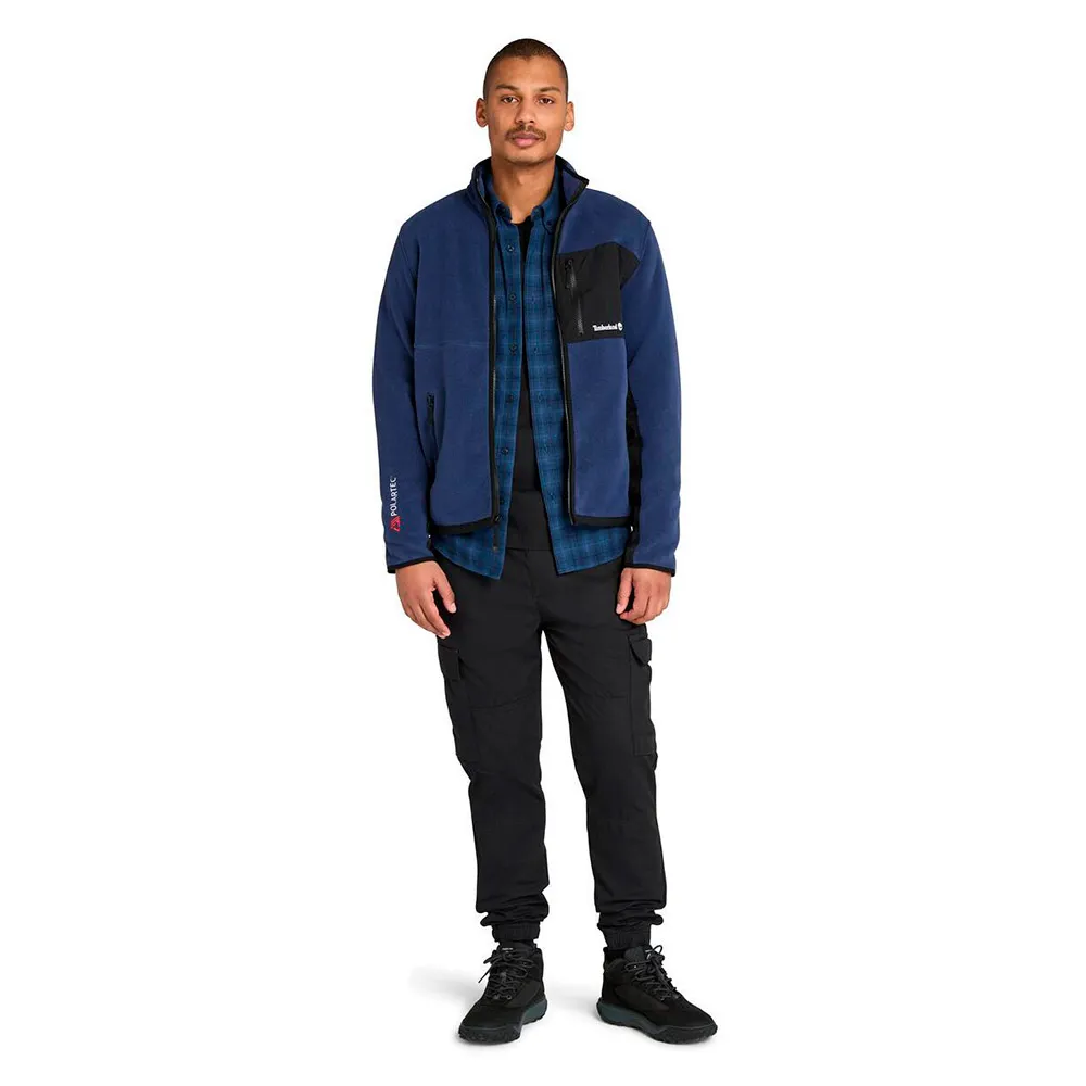 Timberland Sherburne Polartec 200 Mix Media Fleece Mit Durchgehendem Reißverschluss Timberland Sherburne Polartec 200 Mix Media Fleece Mit Durchgehendem Reißverschluss