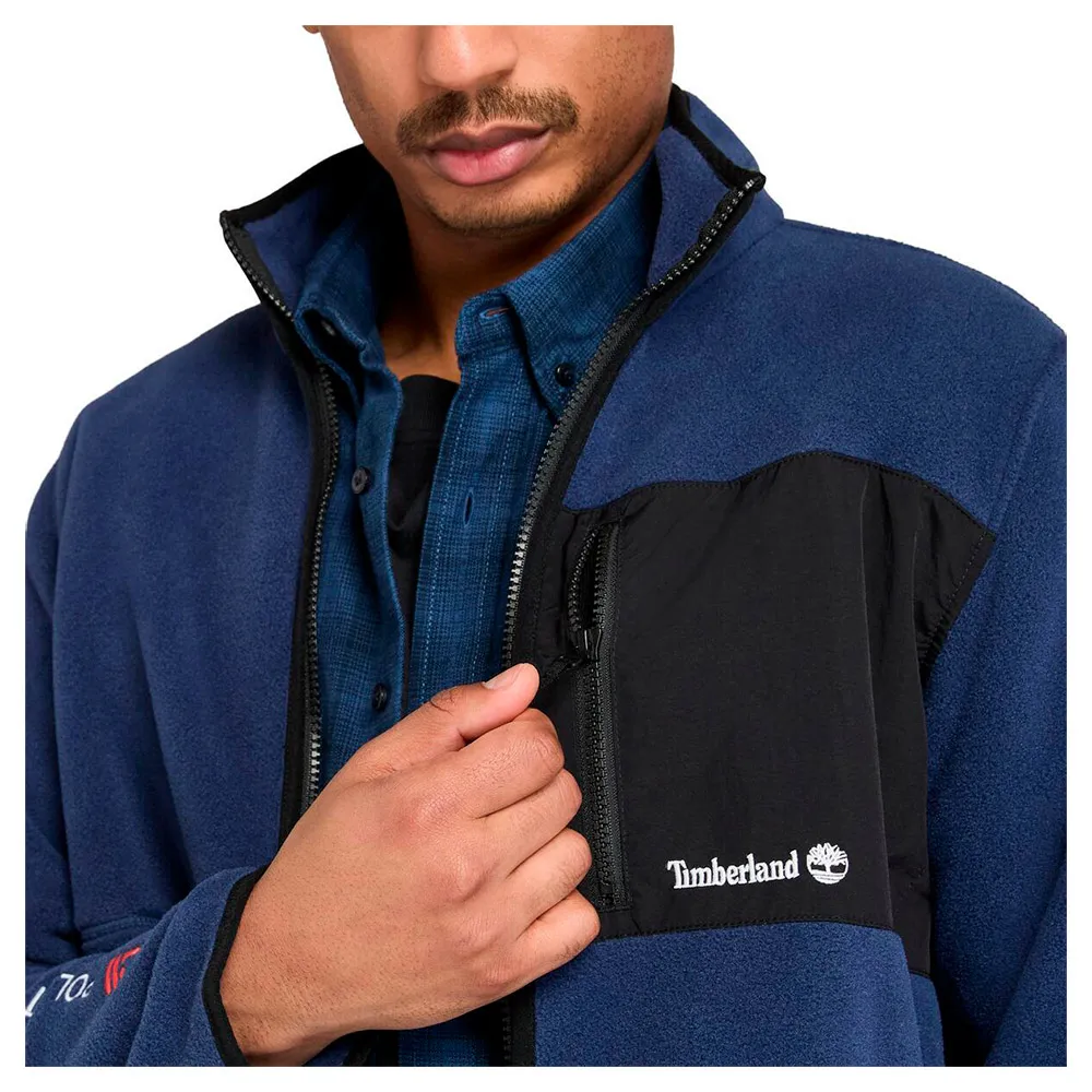 Timberland Sherburne Polartec 200 Mix Media Fleece Mit Durchgehendem Reißverschluss Timberland Sherburne Polartec 200 Mix Media Fleece Mit Durchgehendem Reißverschluss