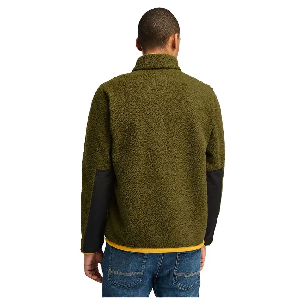 Timberland Sherpa Mix Media Fleece Mit Durchgehendem Reißverschluss Timberland Sherpa Mix Media Fleece Mit Durchgehendem Reißverschluss