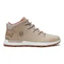 Light taupe nubuck / dark red