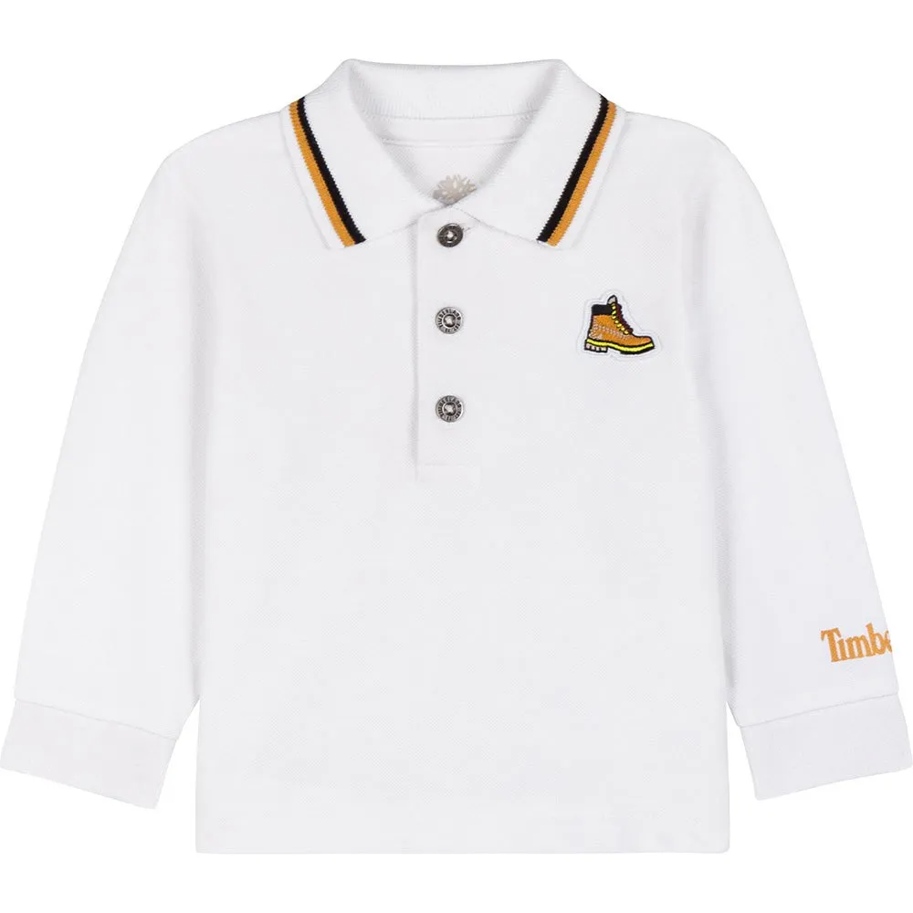 Timberland T05k25-10b Langarm-polo, White, 12MON Timberland T05k25-10b Langarm-polo, White, 12MON