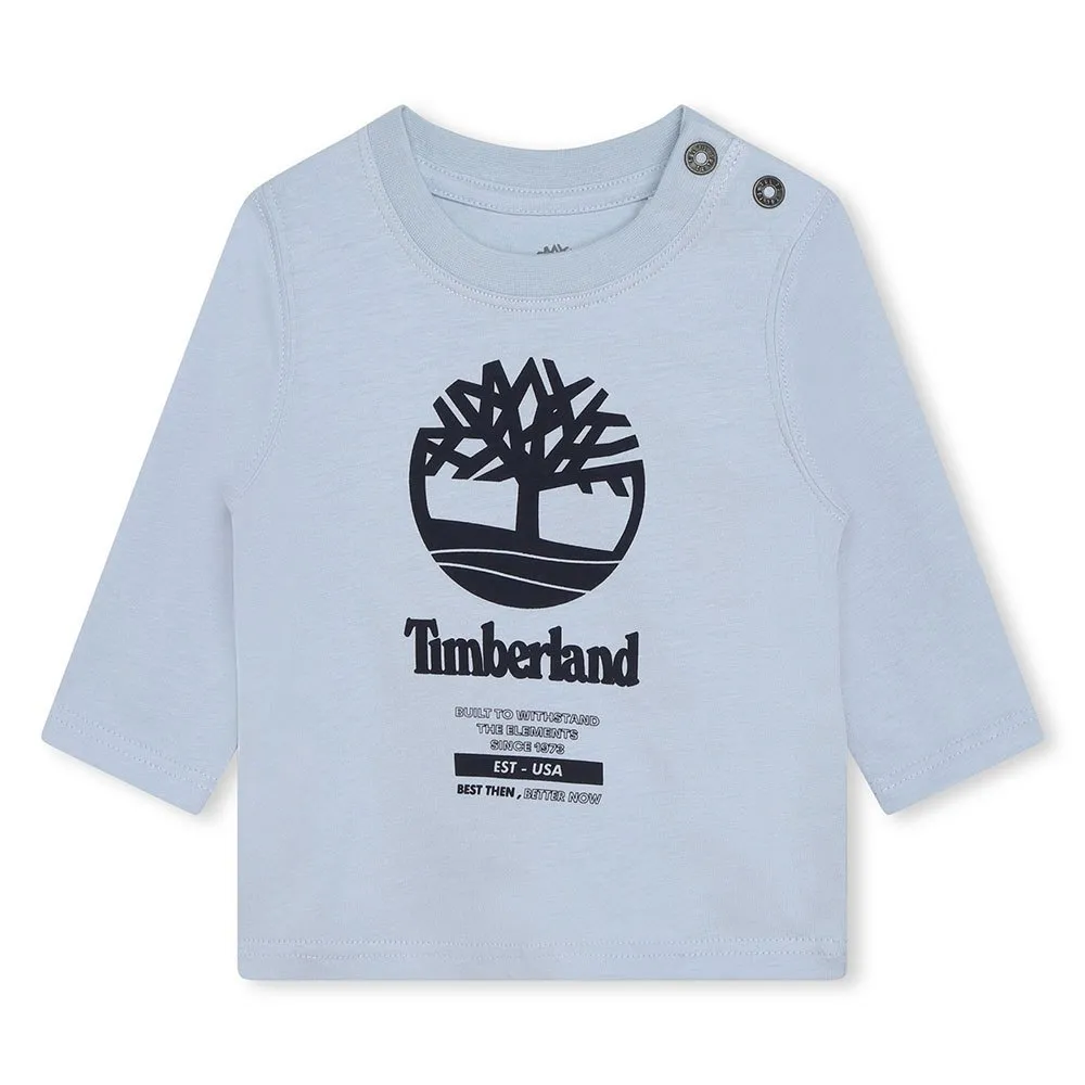 Timberland T05k86 Langarm-t-shirt, Blue, 3Y Timberland T05k86 Langarm-t-shirt, Blue, 3Y