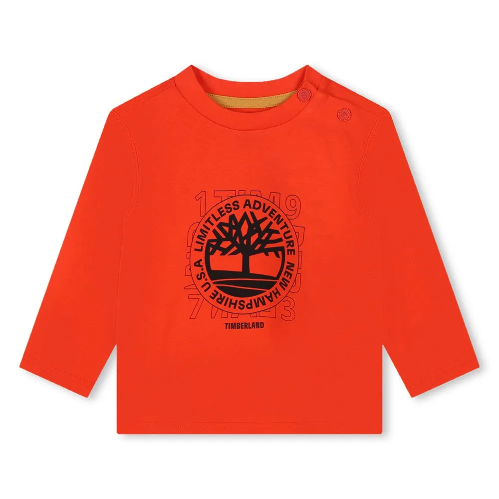 Timberland T60251 Langarm-t-shirt, Tangello, 18MON