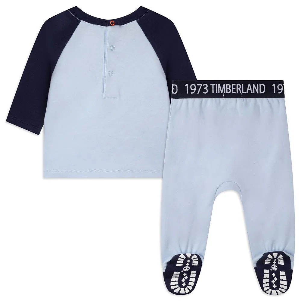 Timberland T98307 Langarm-pyjama, Blue, 6MON Timberland T98307 Langarm-pyjama, Blue, 6MON