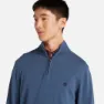 Timberland Williams River Cotton Yd Halbreißverschluss-sweatshirt, Dark denim
