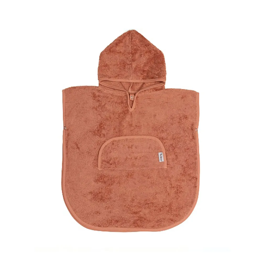 Timboo Sunrise Poncho, Orange, 2-4Y Timboo Sunrise Poncho, Orange, 2-4Y