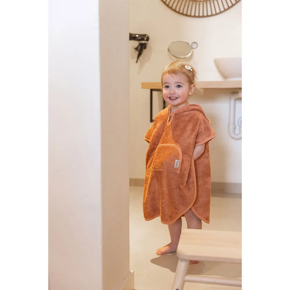 Timboo Sunrise Poncho, Orange, 2-4Y Timboo Sunrise Poncho, Orange, 2-4Y