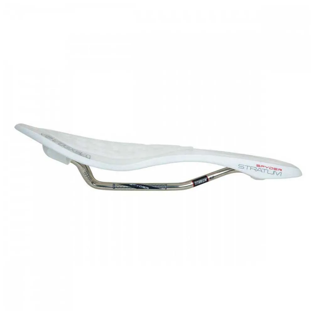 Tioga Spyder Stratum Titane Sattel, White, 135mm Tioga Spyder Stratum Titane Sattel, White, 135mm