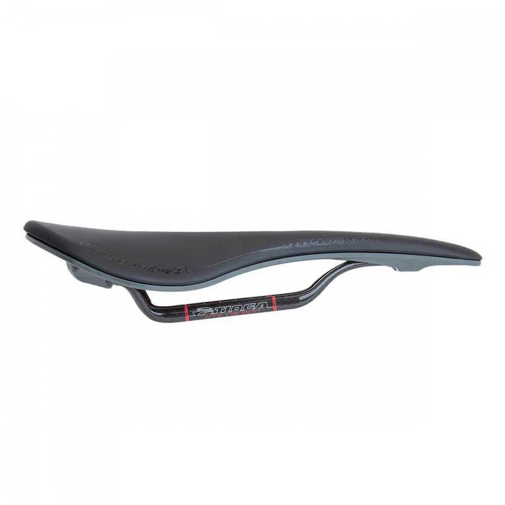 Tioga Stratum Carbone Hts Sattel, Opaque black, 140mm
