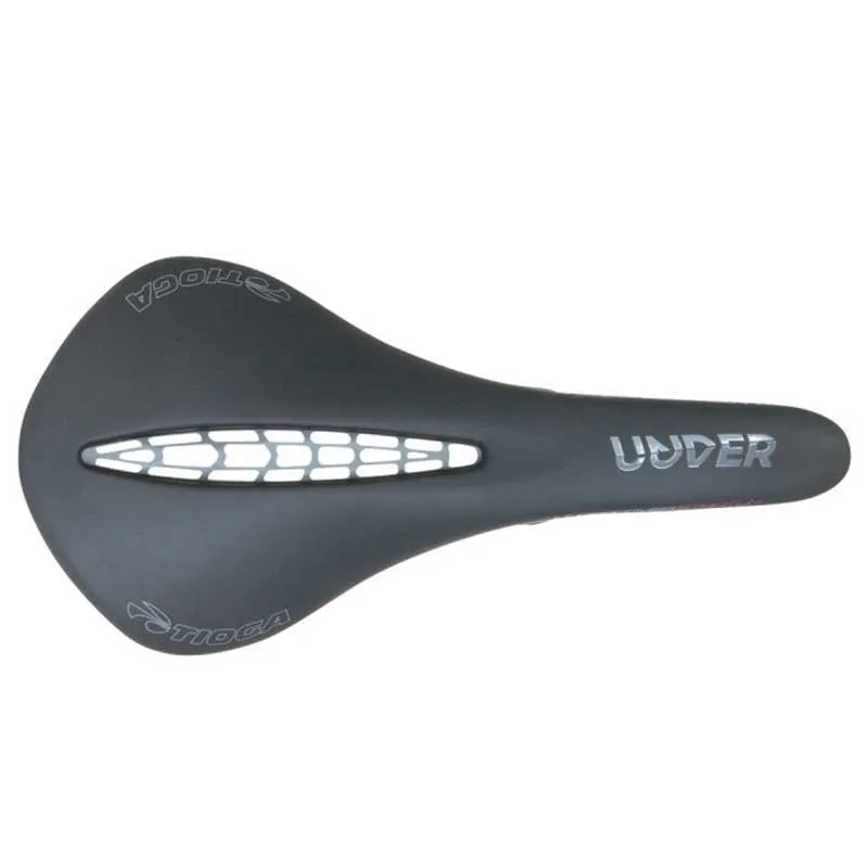 Tioga Undercover Stratum Cromo Sattel, Black, 140mm Tioga Undercover Stratum Cromo Sattel, Black, 140mm